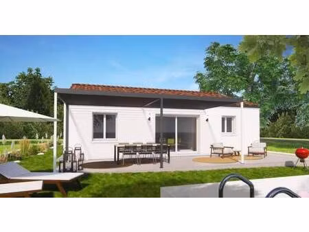 terrain avec maison neuve à vendre