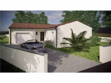 terrain avec maison neuve à vendre