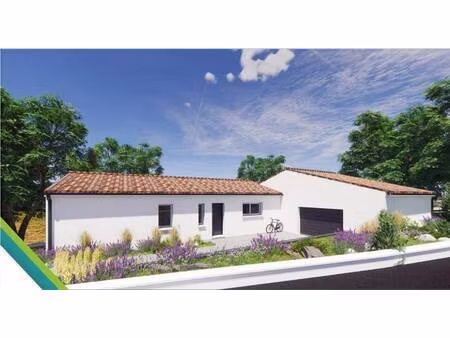 terrain avec maison neuve à vendre