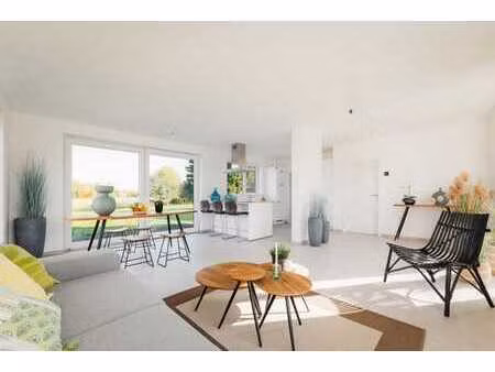 maison neuve dans un environnement verdoyant