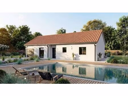 terrain avec maison neuve à vendre