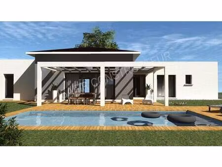 terrain avec maison neuve à vendre