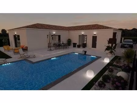 terrain avec maison neuve à vendre