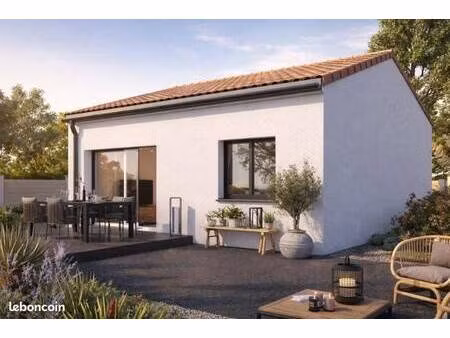 terrain avec maison neuve à vendre