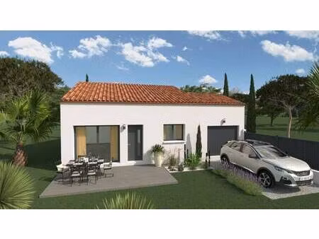 terrain avec maison neuve à vendre