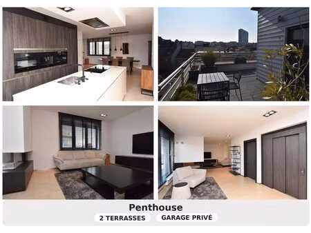 splendide penthouse avec deux terrasses et garage privé