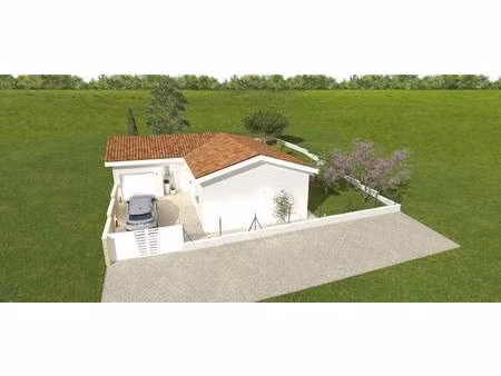 terrain avec maison neuve à vendre