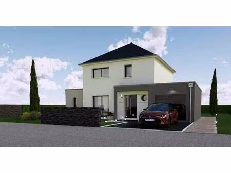 terrain avec maison neuve à vendre