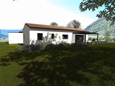 terrain avec maison neuve à vendre