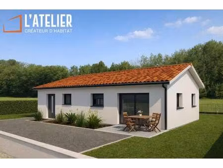 terrain avec maison neuve à vendre