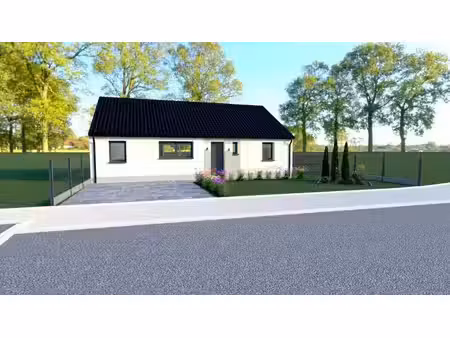 terrain avec maison neuve à vendre