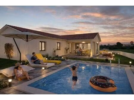 terrain avec maison neuve à vendre