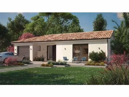 terrain avec maison neuve à vendre