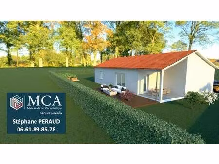 terrain avec maison neuve à vendre