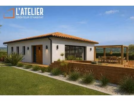 terrain avec maison neuve à vendre