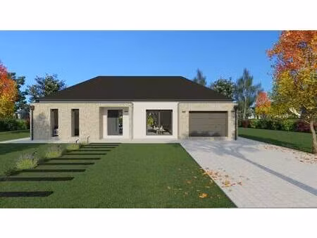 terrain avec maison neuve à vendre