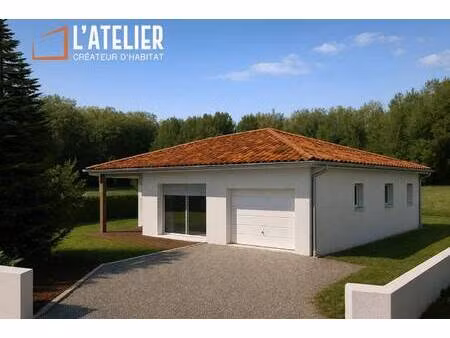 terrain avec maison neuve à vendre