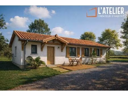 terrain avec maison neuve à vendre