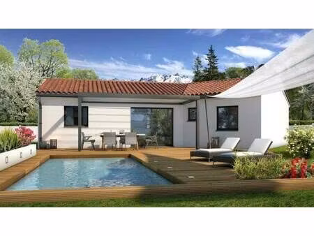 terrain avec maison neuve à vendre