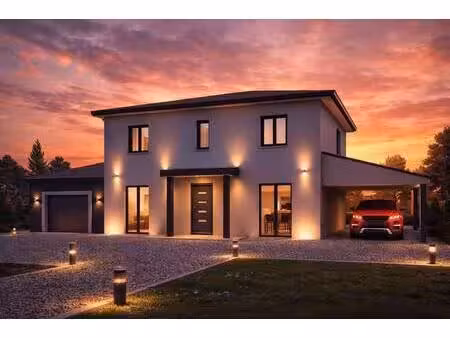 terrain avec maison neuve à vendre