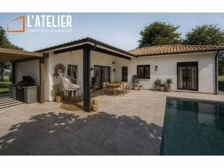 terrain avec maison neuve à vendre