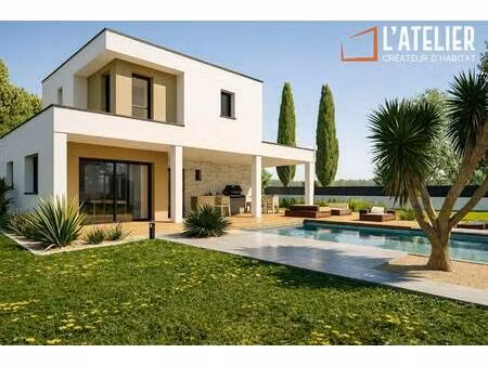 terrain avec maison neuve à vendre