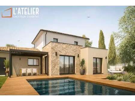 terrain avec maison neuve à vendre