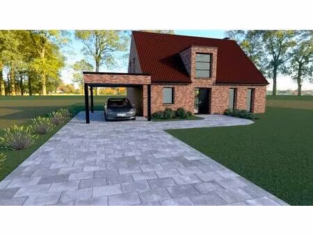 terrain avec maison neuve à vendre