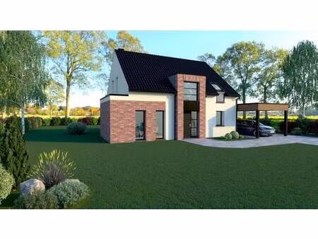 terrain avec maison neuve à vendre