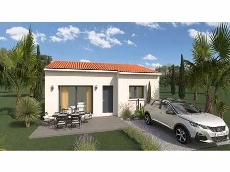 terrain avec maison neuve à vendre