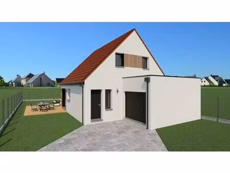 terrain avec maison neuve à vendre