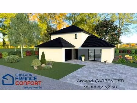 terrain avec maison neuve à vendre