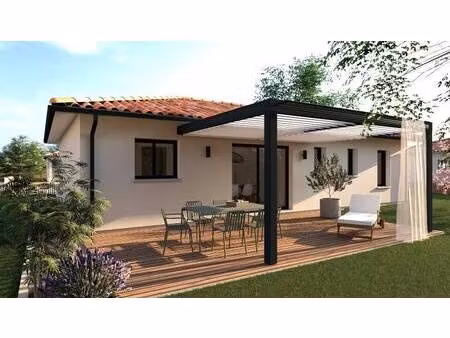 terrain avec maison neuve à vendre