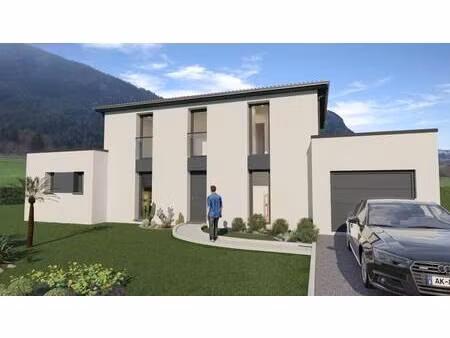 terrain avec maison neuve à vendre