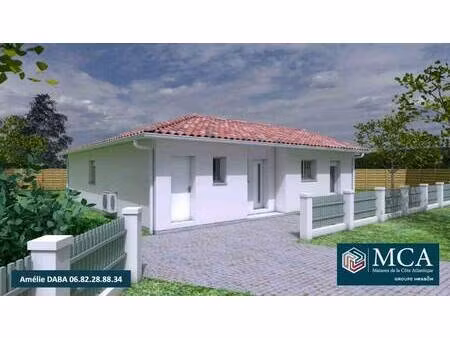 terrain avec maison neuve à vendre