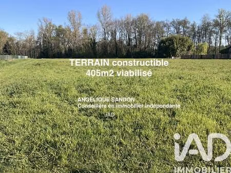 terrain constructible viabilisé à vendre