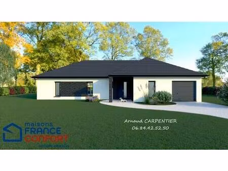 terrain avec maison neuve à vendre