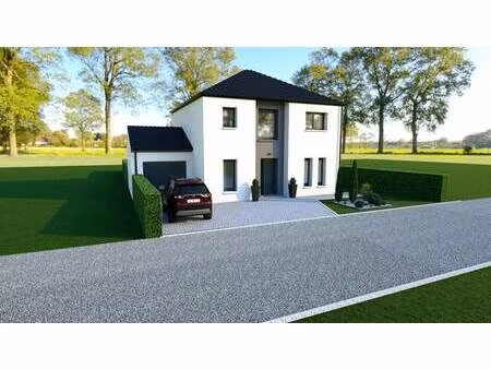terrain avec maison neuve à vendre