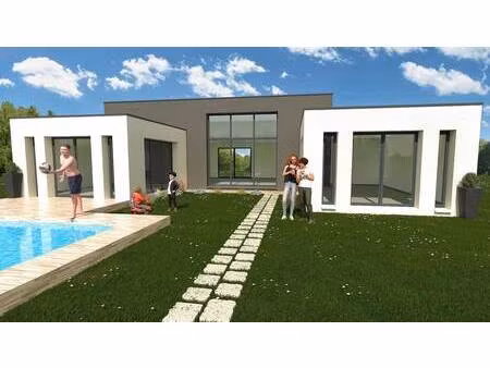 terrain avec maison neuve à vendre