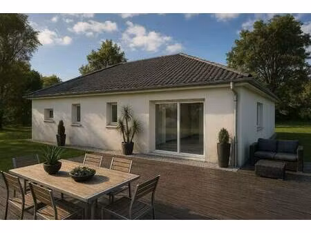 terrain avec maison neuve à vendre