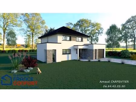 terrain avec maison neuve à vendre