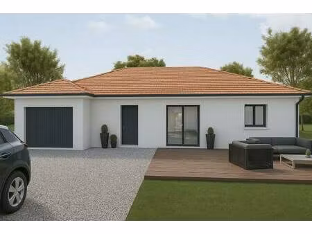 terrain avec maison neuve à vendre