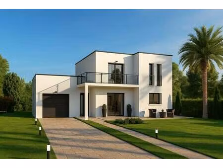 terrain avec maison neuve à vendre