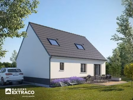 terrain avec maison neuve à vendre