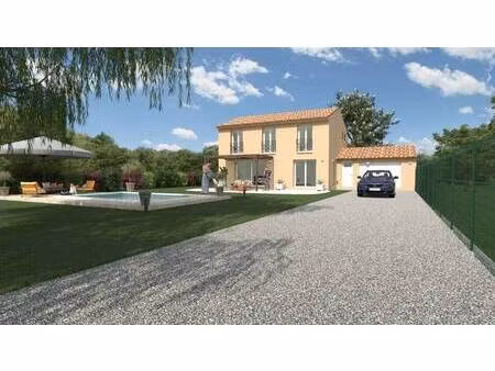 terrain avec maison neuve à vendre