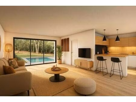 terrain avec maison neuve à vendre