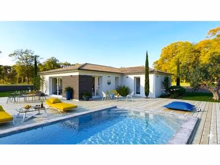 terrain avec maison neuve à vendre