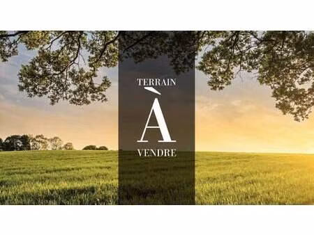 terrain constructible viabilisé à vendre