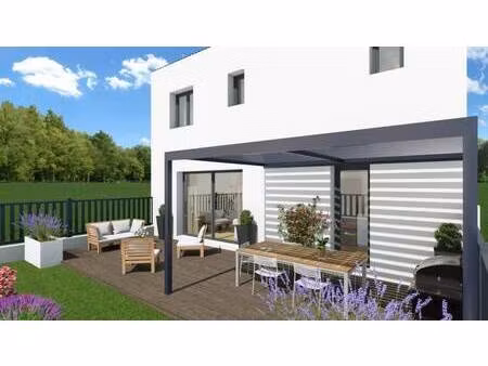 terrain avec maison neuve à vendre