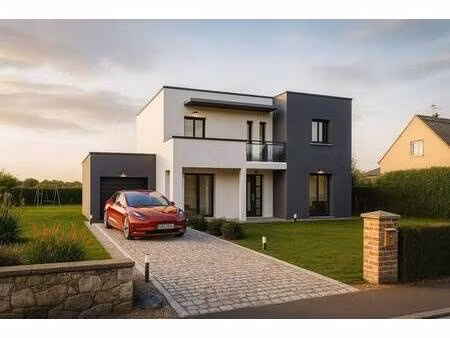 terrain avec maison neuve à vendre